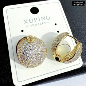 Сережки Xuping14К 10836 (1.6см)